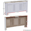 Arlington Radiator Cover White Traditional Modern Cabinet Wood Grill Furniture