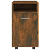 Side Cabinet with Smoked Oak 33x38x60 Engineered Wood K6T2