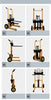Miniature Forklift Manual Hydraulic Stacker Lightweight Small Lift Truck