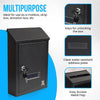 Post Box Parcel Box Combo | Lockable | Outdoor Letter & Package Storage