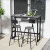 Outdoor Garden Table Patio Restaurant Cafe Bar Bistro Furniture High Stools Set