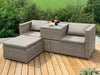 Victoria Rattan Garden Furniture Corner Sofa Lounge Set In/Outdoor Extra Wide