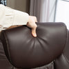PU Leather Office Desk Chair with Thick Cushion, Brown