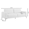 Dusk Malibu Rich Green Velvet 3 Seater Sofa RRP £1449