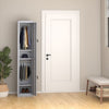 1.8m Locker Office Cabinet Storage Cold Rolled Steel w/ Storage Shelves Grey