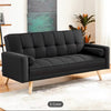 Sofa Bed, Multipurpose Fabric Sofa Bed, 3-Seater Fabric Upholstered Sofa Bed