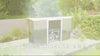 9 x 4FT Metal Garden Storage Shed w/ 2 Door, Dark Grey