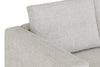Nordinahoma Briana, White (Bouclé), Three Seater Sofa