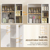 172 cm Tall Kitchen Cupboard, Pantry Storage Cabinet, White