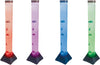 LED Colour Changing Bubble Floor Tower Fish Lava Kids Bedroom Sensory Light Lamp