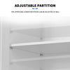 Bathroom Sink Cabinet Under Basin Unit Cupboard 2 Door Storage Furniture White