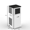 HOMILEC Air Conditioner 4‑in‑1 Cooling Dehumidifier Fan Class 9000 BTU Portable