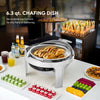 Chafing Dishes Buffet Sets Pans Stainless Steel Food Warmer 6.3qt/8.4qt