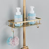 Antique Brass Bathroom Shower Mixer Taps Set Rain Round Twin Head Exposed Valve