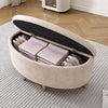 Bench With Storage SpaceUpholstered Bench With Velvet Storage Box