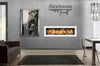 Bio Ethanol Fireplace Biofire Fire Wall Modern Stylish 1200 x 400 GLASS 5