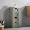 Priano Freestanding Bathroom Cabinet Unit Grey Vanity Cupboard Storage Unit