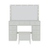 Dressing Table With Drawers Mirror Stool Set Makeup Desk Vanity Table Bedroom