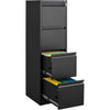 4 Drawer Heavy Duty Metal Filing Cabinet with Lock for F4/A4 Document Storage