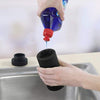 2-Piece Refillable Dish Soap Squeeze Bottle Silicone Washing up Liquid Dispenser