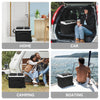 60L Portable Car Refrigerator -20°C to 20°C Dual Zone Camping Fridge/Freezer