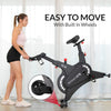 Spin Bike with Monitor - 8kg Flywheel Magnetic Exercise Bike Smart Cardio Cycle