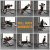 Weight Bench Press, Adjustable Workout Benches for Home Gym Dumbbell Exercise