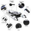 10FT Thick PVC Inflatable Dinghy Tender Boat Heavy Duty Rafting Fishing Boat