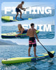 10'6"x33"x6" Inflatable Stand Up Paddle Board for Adults, Ultra-Light Sup Board