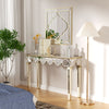 Mirrored Console Table Glass Dressing Table Bedroom Bevelled Venetian Furniture