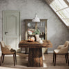 80cm Square Dining Table for 4, Farmhouse Small Kitchen Table for Dining Room