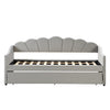 Upholstered Bed 3ft Single Bed Frame 90x190 cm Daybed with Trundle Bed Guest Bed