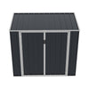 Anthracite Metal Garden Shed Outdoor Tools Storage Sheds Small House Bin Sheds
