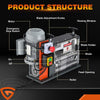 550W Electric Wire Stripping Machine Automatic Cable Stripper 1.5-40mm Peeler