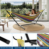2-Person Outdoor Hammock w/ Stand,450 Lbs,Portable Hammock w/Carry Bag,11 Colors