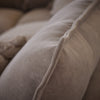 Dusk Boston Sand Velvet 3 Seater Sofa RRP £999