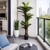 Large 150cm Fake Palm Tree, Realistic Artificial Floor Plant, Indoor Outdoor Dec