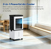 Portable Evaporative Air Cooler,15L Evaporative Air Cooler with 2 Ice Packs