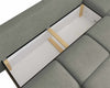 L-Shaped Sofa Bed with Storage Velour Water Repellent Left/Right Corner BESTII