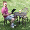 Cast Aluminium "Blossom" Bronze Two Seater Bistro Set