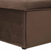 Dusk Brooklyn Cappuccino Velvet Pouffe RRP £399