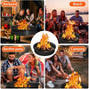 Fire Pit Ring 36-inch Heavy Duty Painted Steel Fire Pit Wood Burning Outdoor