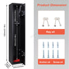 Gun Cabinet Storage 3 Safe Shotgun With Key Locks Steel Home Black