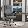 Vinsetto Office Chair for Desk, with Height Adjustable, Wheels, Dark Grey