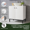 White Bathroom Under Sink Cabinet Basin Storage Cupboard Vanity Unit Eswsnahqjfs