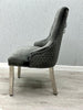 Set of 2/4/6/8 Dining Chairs, Plush Velvet Tufted Bentley Chairs and Studded