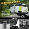 65L Motorcycle Top Box Aluminium Waterproof Rear Luggage Case Anti Theft Lock He