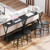 Slim Console Table with 2 Shelves,Narrow Entryway Table for Living Room, Hallway