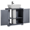 Modern Bathroom Sink Cabinet Under Basin Unit Cupboard Storage Furniture Grey