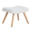 NURSING ROCKING CHAIR WITH HIGH BACKREST AND FOOTSTOOL ROCKING CHAIR FOR NURSERY